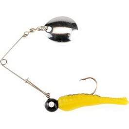 Beetle Spinner, Yellow Nickel/ Black Stripe, 1/8-oz.