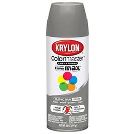 Colormaster Spray Paint, Indoor/Outdoor Use, Gloss Classic Gray, 12-oz.