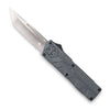 Cobra Tec Knives CFCTLWTNS Lightweight  3.25 Tanto Plain D2 Steel Carbon Fiber Aluminum Handle OTF