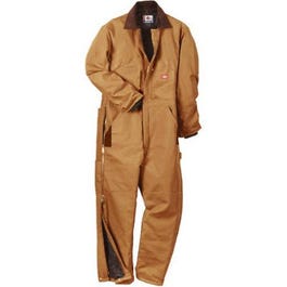 Insulated Coveralls, Regular Fit, Brown Duck, Men's Large