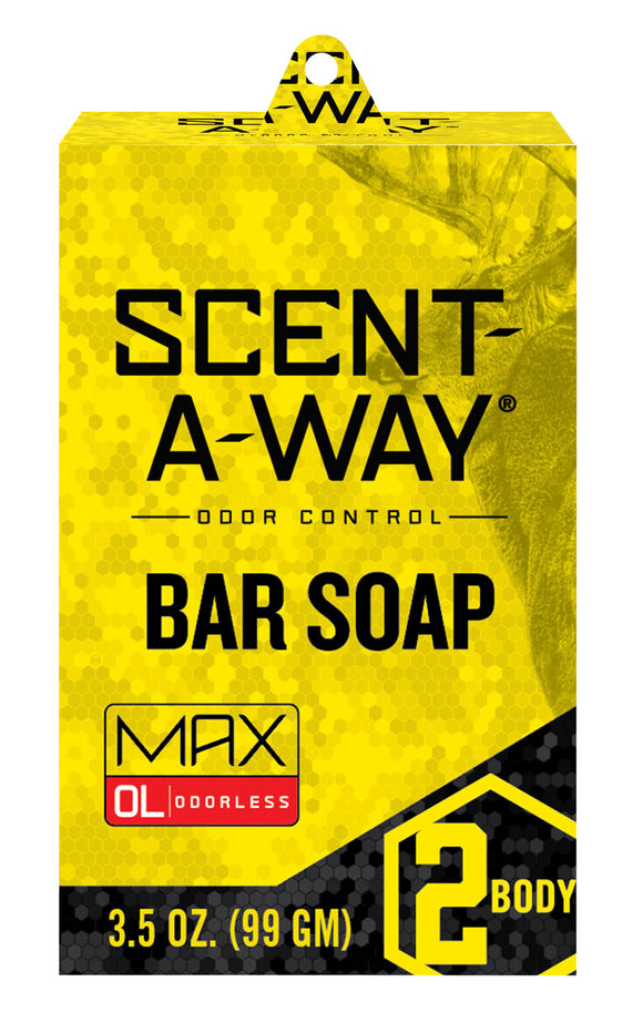 Hunters Specialties 07757 Scent-A-Way Max Bar Soap Odor Eliminator Natural Vegetable Proteins 3.5 oz