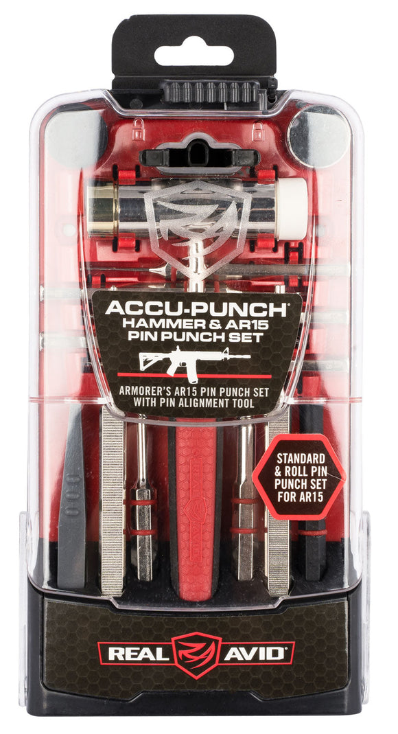 Real Avid/Revo AVHPSAR Accu-Punch  Hammer & AR-15 Punch Set Rubber