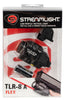 Streamlight 69414 TLR-8 A with Red Laser Clear LED 500 Lumens CR123A Lithium Battery Black Aluminum High/Low Switch