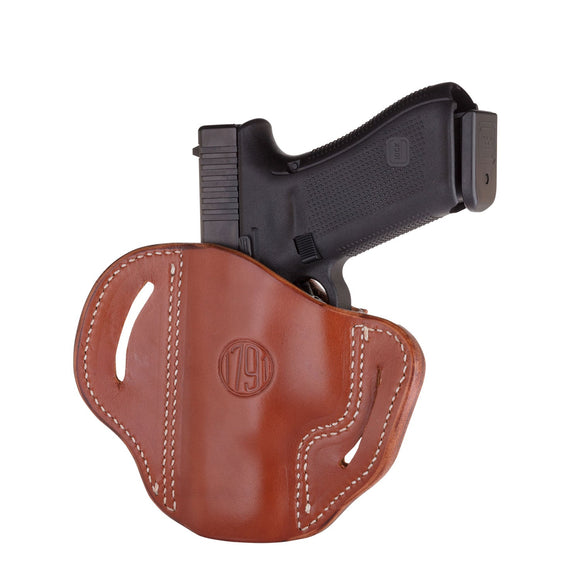 1791 Gunleather ORBH24CBRR BH2.4  Classic Brown Leather OWB Sig P320/Sprgfld XD-M/Walther PPQ Right Hand