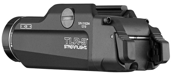 Streamlight 69464 TLR-9 Flex with High/Low Switch 1000 Lumens CR123A Lithium Battery Black Aluminum