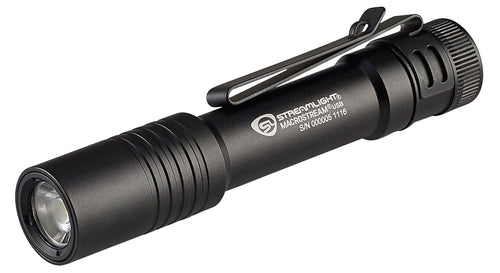 Streamlight 66320 Macrostream USB 50/500 Lumens Aluminum Black Lithium Ion