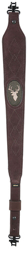 Allen 8140 Big Game Sling with Swivels 1.75 W x 20 L Adjustable Brown Suede Body w/Leather Strap for Rifle