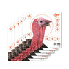 Allen 15322 EZ Aim Four Color Paper 12 x 12 Turkey 6 Per Pack
