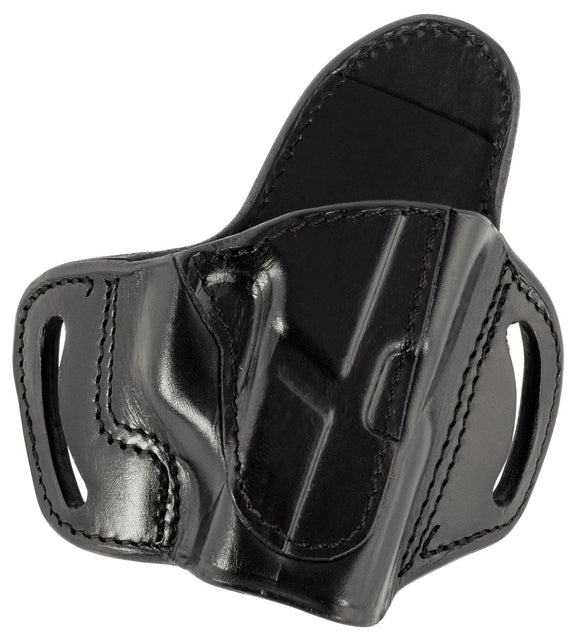 Tagua TXEPBH2355 Fort  Black Leather OWB compatible with Glock 42/43/48X Right Hand
