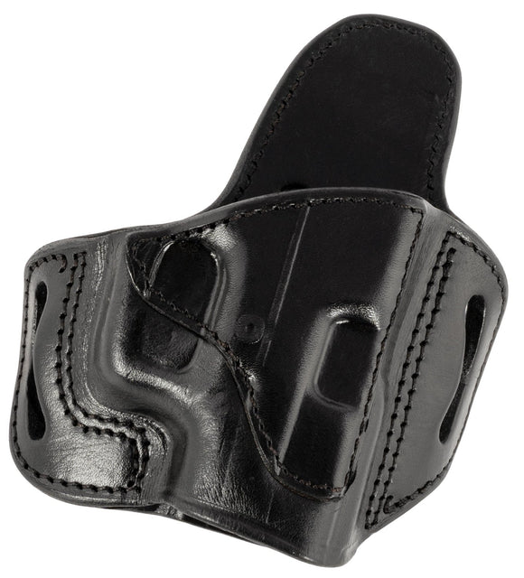 Tagua TXEPBH2520 Fort  Black Leather OWB compatible with Glock 19/Sig P320 Right Hand