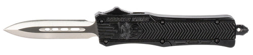 Cobra Tec Knives SBCTK1SDAGNS CTK-1 Dagger 2.25 Plain D2 Steel Black Aluminum Handle OTF