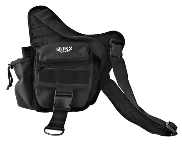 RUKX GEAR ATICTSBB Sling Bag  Single Strap 600D Polyester Black