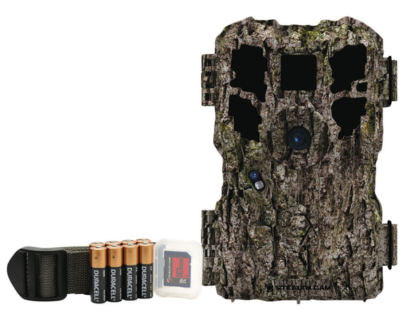 Stealth Cam STC-PX24CMOK PX24 Combo Kit 24 MP Infrared 80 ft Camo Kit Includes 8 AA Batteries 16GB SD Memory Card Nylon Mounting Strap