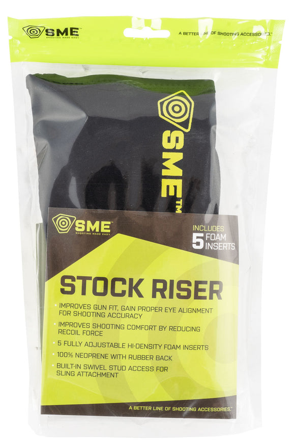 SME SME-RSR Stock Riser  Black Neoprene