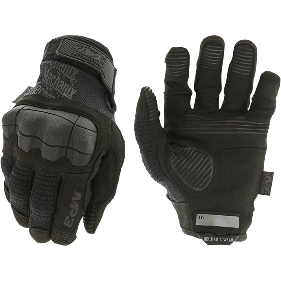 MECHANIX WEAR MP3-55-010 M-Pact 3 Covert Large Black Synthetic Leather