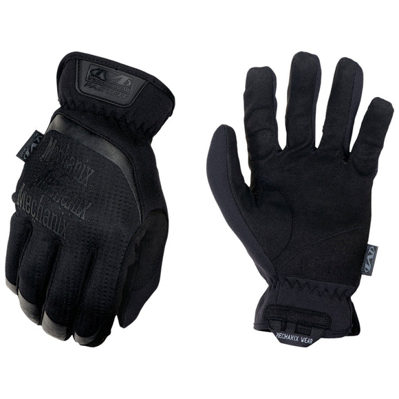 MECHANIX WEAR FFTAB-55-009 FastFit Covert Medium Black Synthetic Leather Touchscreen