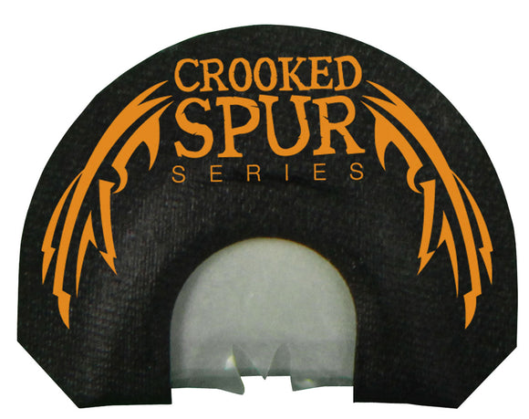 Foxpro CSMOUTHBL Crooked Spur V-Cut Black Turkey Three-Half Reed Diaphragm Call