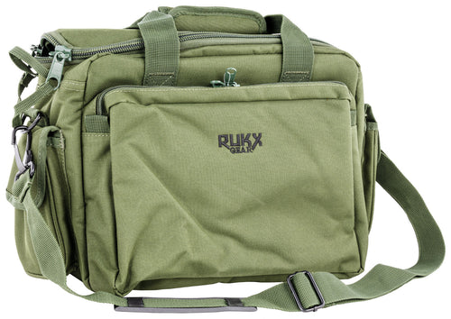 RUKX GEAR ATICTRBG Tactical Range Bag  16 Green Green 600D Polyester