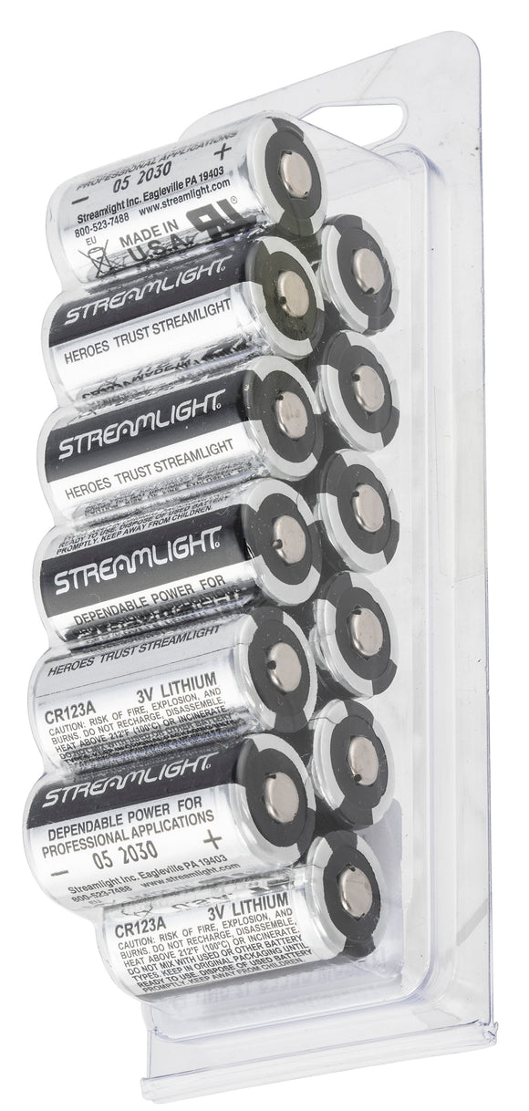 Streamlight 85177 CR123A  3v Lithium 12 Per Pack