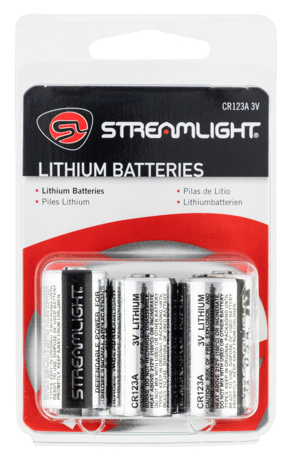 Streamlight 85180 CR123A  3v Lithium 6 Per Pack