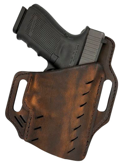 Versacarry G365BRN Guardian  Distressed Brown Buffalo Leather OWB Sig P365 Right Hand Size P365