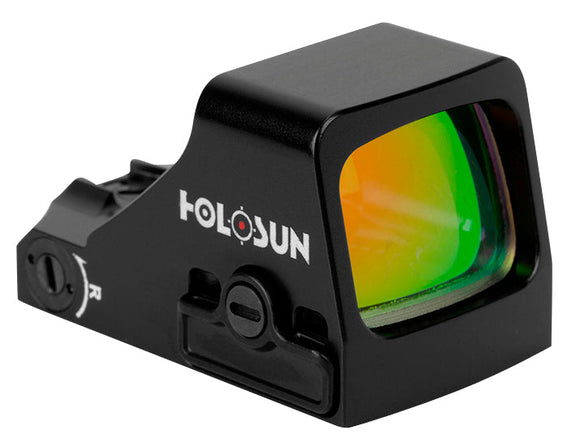 Holosun  HS 407K-X2 1x 6 MOA Red Dot Black Hardcoat Anodized