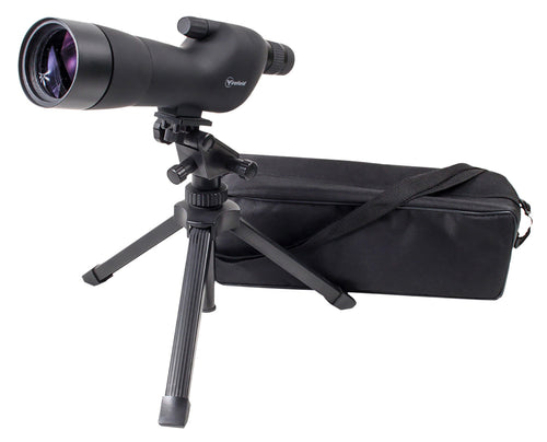 Firefield FF11018K FireField Spotting Scope Kit 20-60x 60mm 110-57 ft @ 1000 yds FOV .66-.53 Angled Matte Black