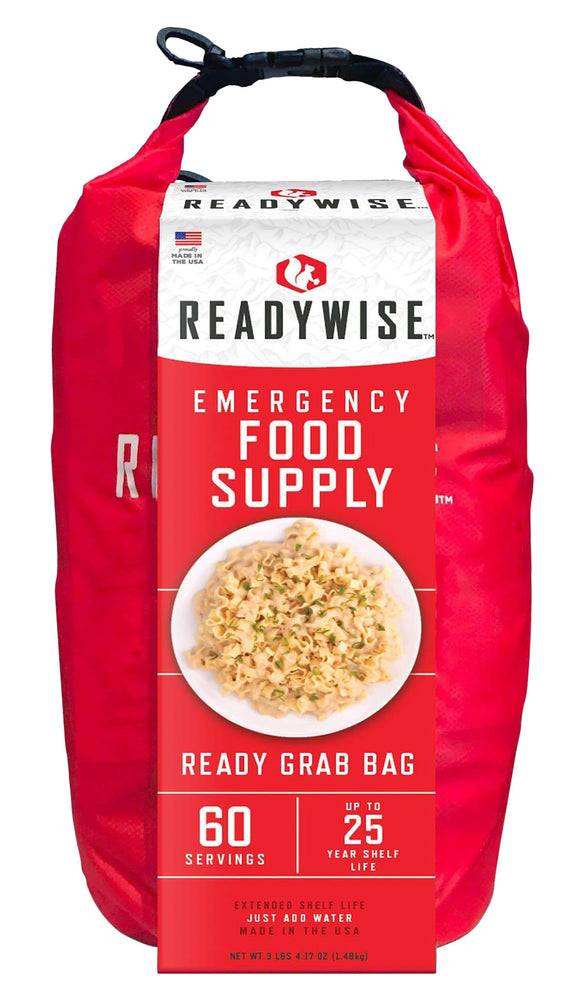 Wise Foods RW01-641 Emergency Supply 60 Serving 60 Serving Emergency Food Kit w/Dry Bag