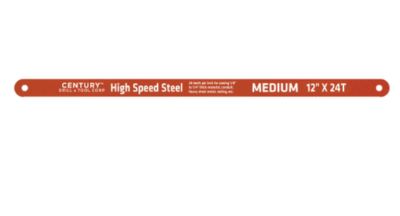 Century Drill And Tool Hacksaw Blade 12″ X 24T Teeth Per Inch-High Speed Steel (12″ X 24T)