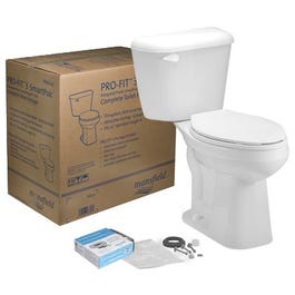 Pro-Fit 3 Toilet Kit, Elongated, Bone