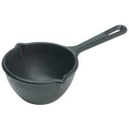 Cast-Iron Melting Pot, Pre-Seasoned, 1-Pt.