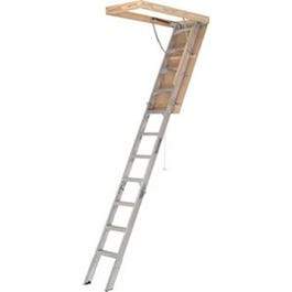 Aluminum Attic Ladder, 25.5-In. x 54-In.