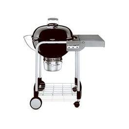 Performer Charcoal Grill, Black Porcelain, 22-In.