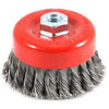 Knotted Wire Cup Brush, 4-In.