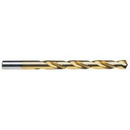 Drill Bit, Titanium, Jobber Length, 3/8-In.