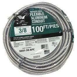 Conduit, Reduced Wall, Aluminum, 3/8-In. x 100-Ft. Coil