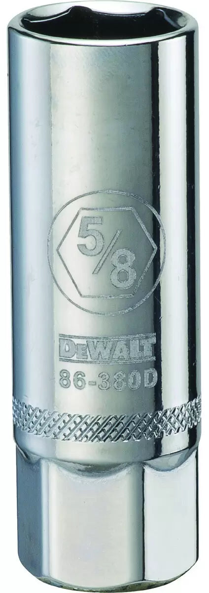 DeWalt 3/8 in Drive 6 pt Spark Plug Socket 5/8 in (3/8