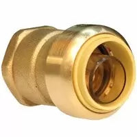 Probite 3/4” x 3/4” FNPT Straight Female Adapter Brass (3/4” x 3/4”)