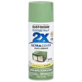Painter's Touch 2X Spray Paint, Satin Leafy Green, 12-oz.