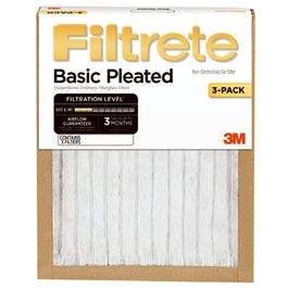 Furnace Filter, Pleated, 20 x 25 x 1-In., 3-Pk.