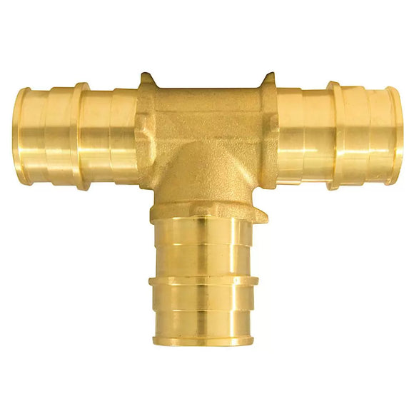 Apollo 3/4 in. Brass PEX-A Barb Tee Fitting (3/4