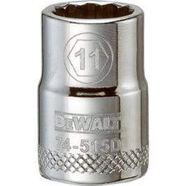 Metric Shallow Socket, 12-Point, 3/8-In. Drive, 11mm