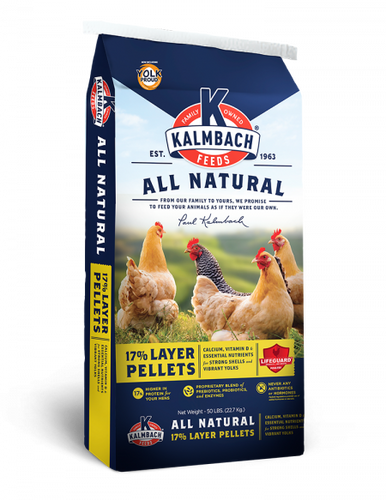 Kalmbach 17% All Natural Layer (Pellet) (10-lb)