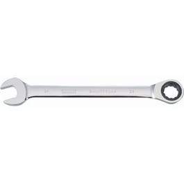 Metric Ratcheting Combination Wrench, Long-Panel, 21mm
