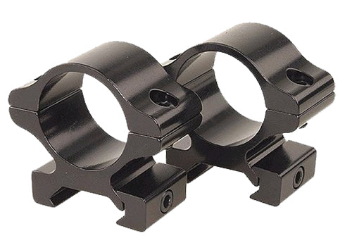 Leupold 57380 Rifleman Rings  Leupold Cross Slot Base 1 Medium Black Gloss