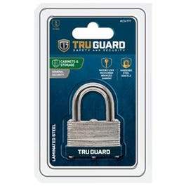 1-3/4 In. Keyed Padlock, Warded Steel