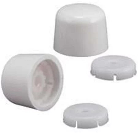 Plumb Pak Round White 1/4 in and 5/16 in Threaded Adapter (1/4