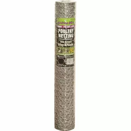 Jackson Wire 1 x 36 x 25' Poultry Netting 20 Gauge Hex Pack (1 x 36 x 25')