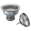 Plumb Pak Kitchen Basket Strainer Short Shank For 3-1/2 Diameter OPENING. Stainless Steel Shallow Cup Locking Shell (3-1/2)
