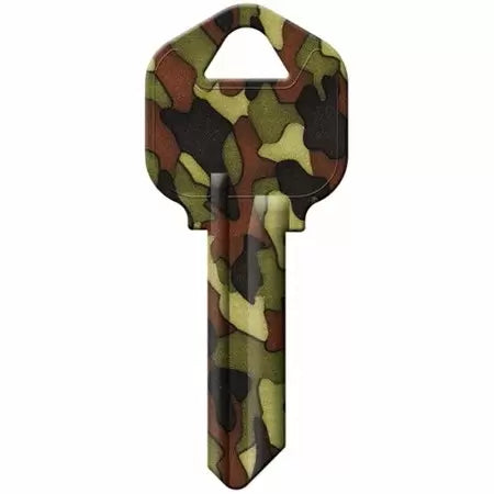 Hy-Ko Key Blank Themed Kw1-06 Camouflage Single Sided
